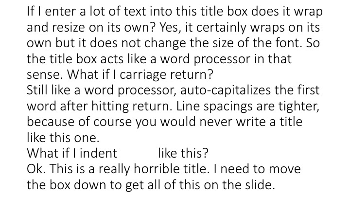 Hack Box Text Slide Hack: Words as Pictures – DJG Communications LLC